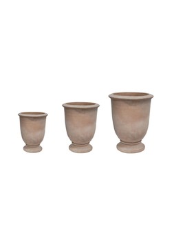 OUTDOOR OXFORD URN MOCHA TERRACOTTA SET OF 3 &pound;229.97 (OOUMTSET3)