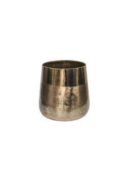OUTDOOR PRESCOT BRASS PLANTER H25CM D25CM &pound;39.99 (OPBP25)