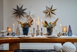Parker 5 Piece Silver Candle Centerpiece &pound;59.99