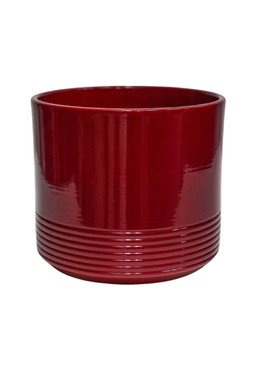 Poinsettia Planter Ruby H13.5cm D14cm &pound;5.99
