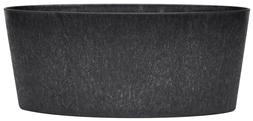 Pula Recycled Trio Planter Black H15cm W16cm D36cm &pound;21.99