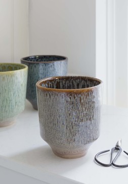 Reactive Glaze Rose Orchid Planter H13cm D13cm &pound;12.99 1