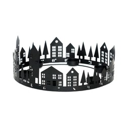 ROUND ADVENT TEALIGHTCENTREPIECE METAL BLACK £59.99