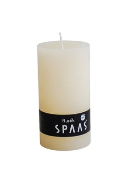 RUSTIC PILLAR CANDLE IVORY 70:130 £9.99