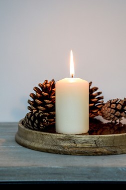 60/150MM PILLAR CANDLE, IVORY