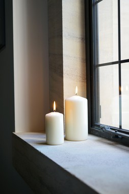 60/150MM PILLAR CANDLE, IVORY
