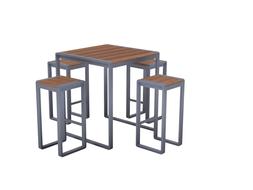 SPITALFIELDS TALL ACACIA WOOD 5 PIECE FURNITURE SET &pound;1399.99