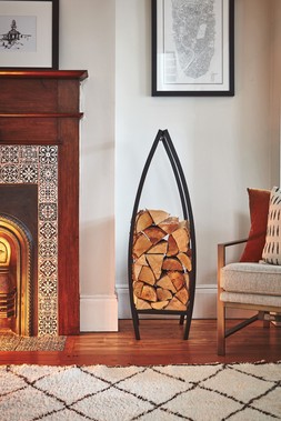 TALL LEAF LOG STORAGE H120CM £174.99
