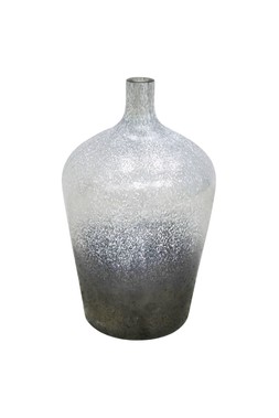 Verre Stem Atlantic Blue Frosted Vase H30cm W18cm £44.99