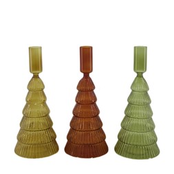 Willow Glass Tree Candle Holder 3 Pack &pound;38.97