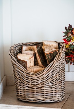 WICKER LOG BASKET £64.99