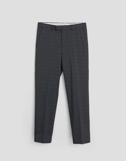 Tailored Fit Suit Trousers in Grey Check £35