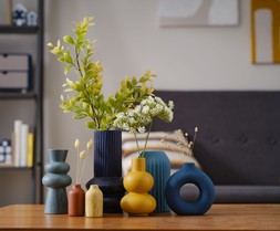 Ceramic Round Vase with Hole 13cm x 14cm £5.50