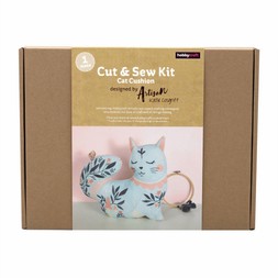 Hobbycraft - Artisan Cut and Sew Fabric Panel Cat Kit - &pound;13