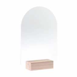 Hobbycraft Clear Arch Acrylic Table Sign 20cm &pound;3 Cut out