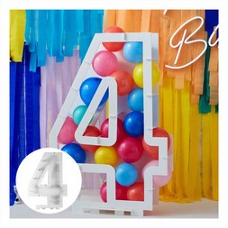 Hobbycraft Ginger Ray Balloon Mosaic Number Frame 4 &pound;15.00