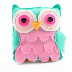 Hobbycraft Make Your Own Felt Owl Pillow Kit &pound;7
