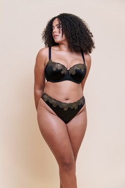BOOST LACE PADDED BALCONY BRA £35.00 €55.00 AUS$85.95 CAD$79.00 & BOOST LACE TANGA BRIEF £16.00 €26.00 AUS$32.95 CAD$30.00- Available from October