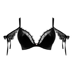 GLAMOUR PUSS SUPER PLUNGE BRA £39 €59 CAD87 AUD91.95 & GLAMOUR PUSS THONG £20 €31 CAD37 AUD40.95 - Available from October