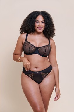 Happy Hour Black Bra £34 €51 CAD $78 AUS $84.95, Brazilian £16 €26 CAD $30 AUS $32.95 6