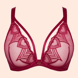HEARTSTOPPER DEEP PLUNGE BRA £34.00 €51.00 CAD$78.00 AUSD$84.95 - Available from Octobe