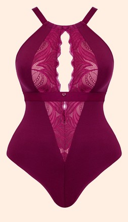 INDULGENCE STRETCH LACE BODY BERRY PURPLE