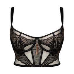 SHOWGIRL LONGLINE BALCONY BRA £48 €72 CAD99 AUD114.95 & SHOWGIRL TANGA BRIEF  £20 €31 CAD37 AUD40.95 - Available from October