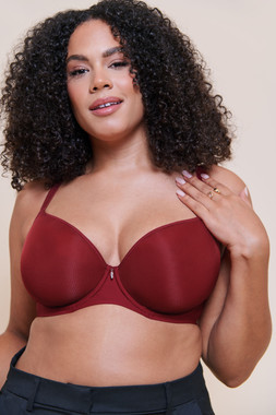 Smoothie Spacer Bra Deep Red £42 €66 CAD $92 AUS $96.95 4