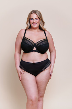VICTORY NOUVEAU SIDE SUPPORT BALCONY BRA £36 €57 CAD85 AUSD89.95 & VICTORY NOUVEAU BRAZILLIAN BRIEF £16 €26 CAD30 AUSD32.95 - Available from October