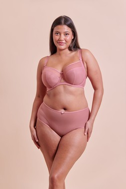 VICTORY ROSE PINK SIDE SUPPORT BALCONY BRA £34  €51  USD$64 CAD$78 AUD$84.95 & SHORT £17  €26  USD$29 CAD$31 AUD$34.95