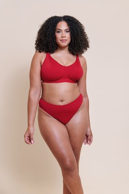 Zen Red Bra £26 €39 CAD $52 AUS $56.95, Brazilian £15 €24 CAD $28 AUS $30.95 1