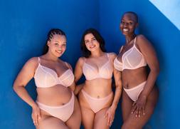 Lifestyle, Plunge Bra, Blush Pink, £29.00, US$61.00, CA$83.00, €44.00, A$73.00