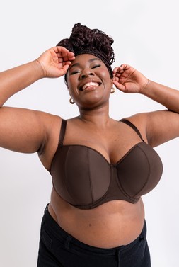 Luxe Cocoa Strapless Bra