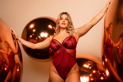 Suspense, Wired Bodysuit, Sangria, £67.00, US$101.00, CA$147.00, €87.00, A$147.00