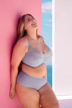Victory, Side Support Balcony Bra, Periwinkle Blue, £34.00, US$64.00, CA$78.00, €51.00, A$84.95, Victory, Short, Periwinkle Blue, £17.00, US$29.00, CA$31.00, €26.00, A$34.95