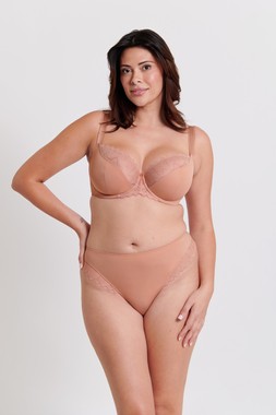 WILD ONE BALCONY BRA £29 €44 & BRAZILLIAN BRIEF £16 €25