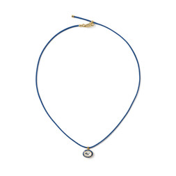VIXII, ETERNAL LINES - MIDNIGHT BLUE & GOLD NECKLACE - RRP £109, www.vixiiworld.com