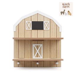 Hinch Farm Barn Shelf With 3 Hooks