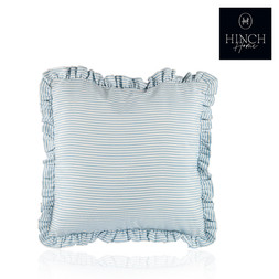 Hinch Home 55cm Filled Striped Ruffle Cushion