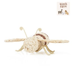 Inch Farm Wicker Bee Decoration
