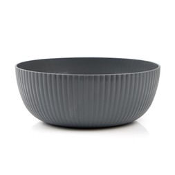 Summer Ribbed 4 Pack Bowls - Grey