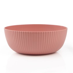 Summer Ribbed 4 Pack Bowls - Pink