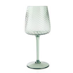 Summer Swirl Wine Glass