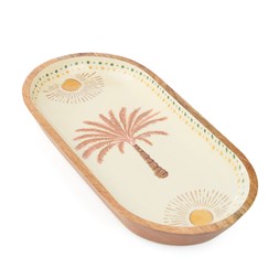 Desert Dusk Mango Wood Oval Serving Plate