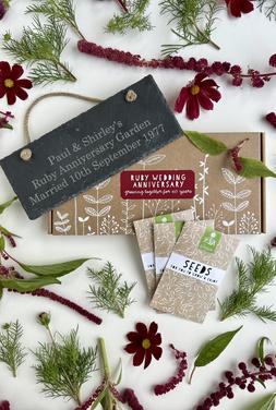 Grow Your Own Ruby Wedding Anniversary Garden