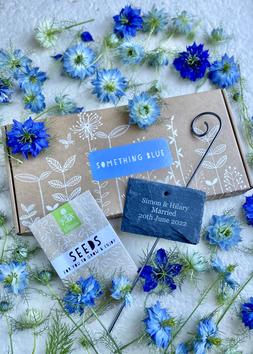 Something Blue Wedding Keepsake