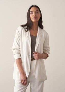 Belle Floppy Jacket - Oatmeal, £139