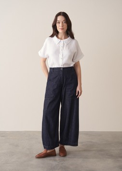 Elizabeth Denim Cargo Trousers, £120