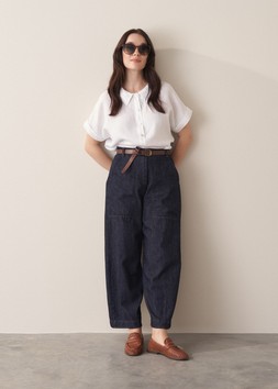 Elizabeth Denim Cargo Trousers, £120