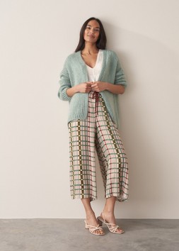 Samira Checked Trousers, £130